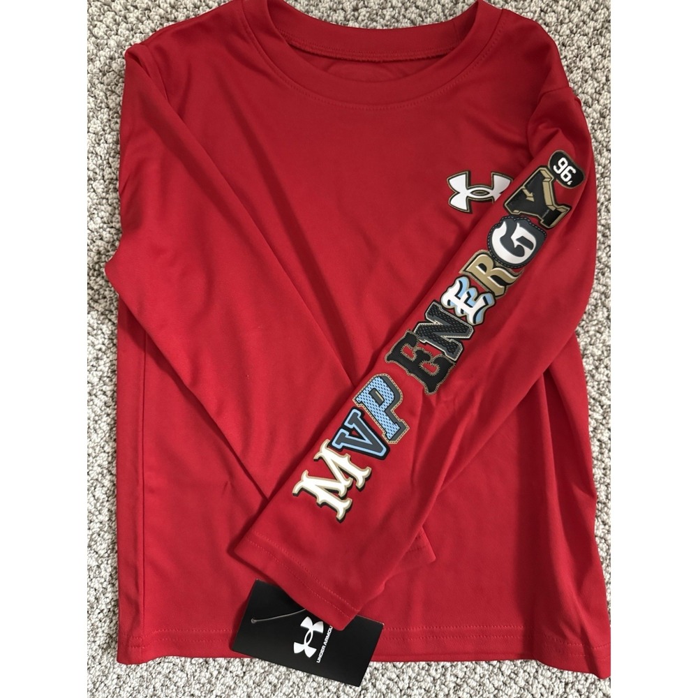 Boys Long Sleeve Under Armour Shirt Size‎ 4 new